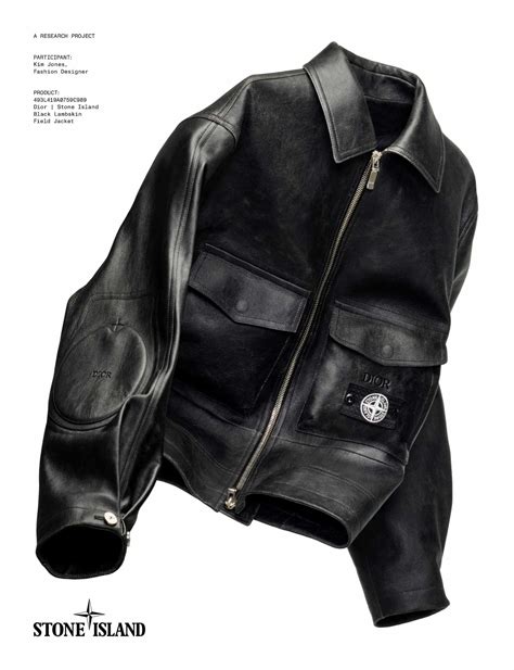 dior x stone island leather jacket|Dior jackets.